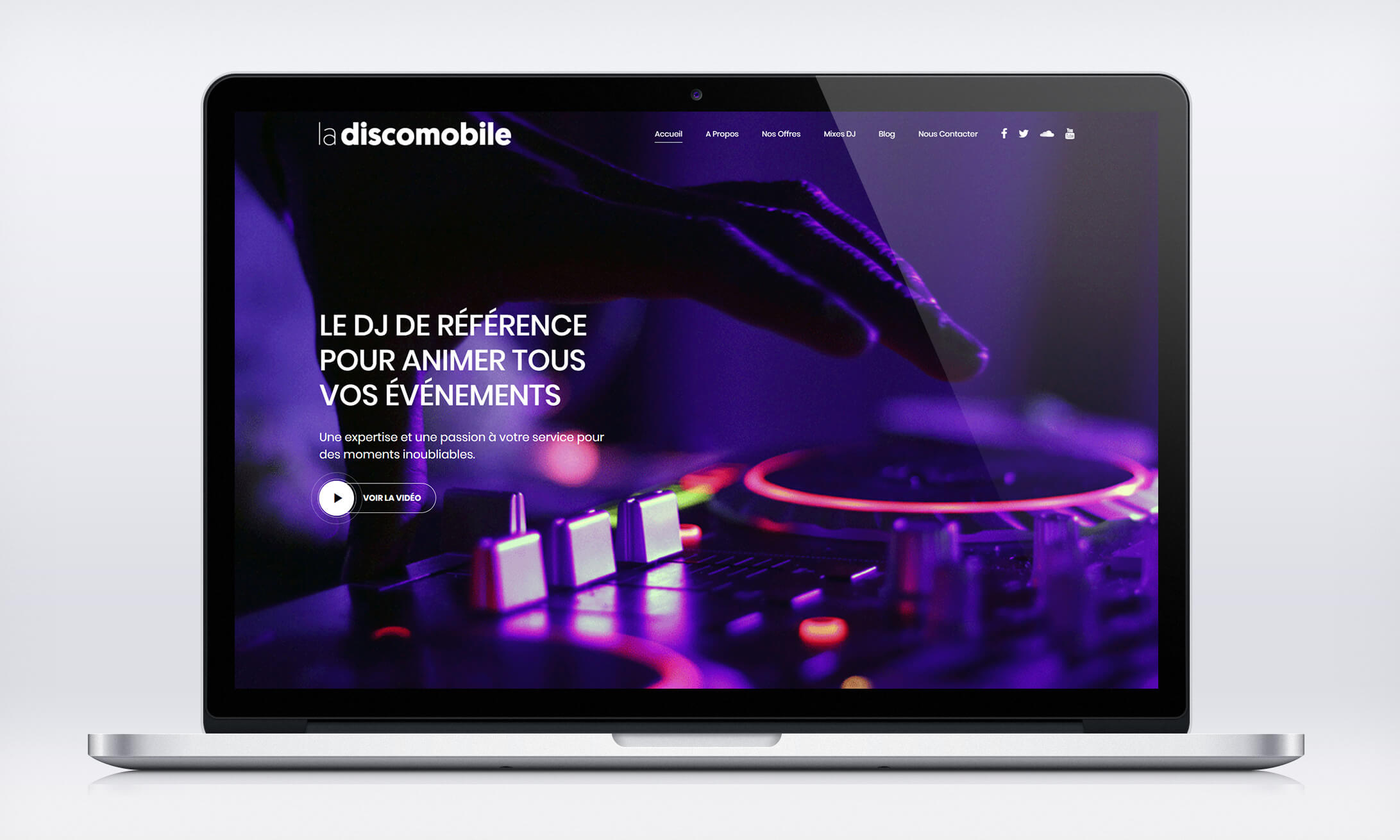 La Discomobile – Site Internet